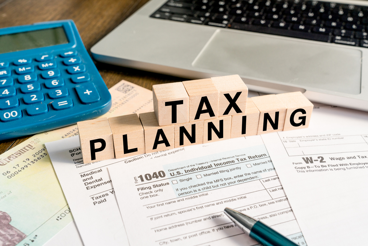 Tax Planning with Tax Forms and Calculator